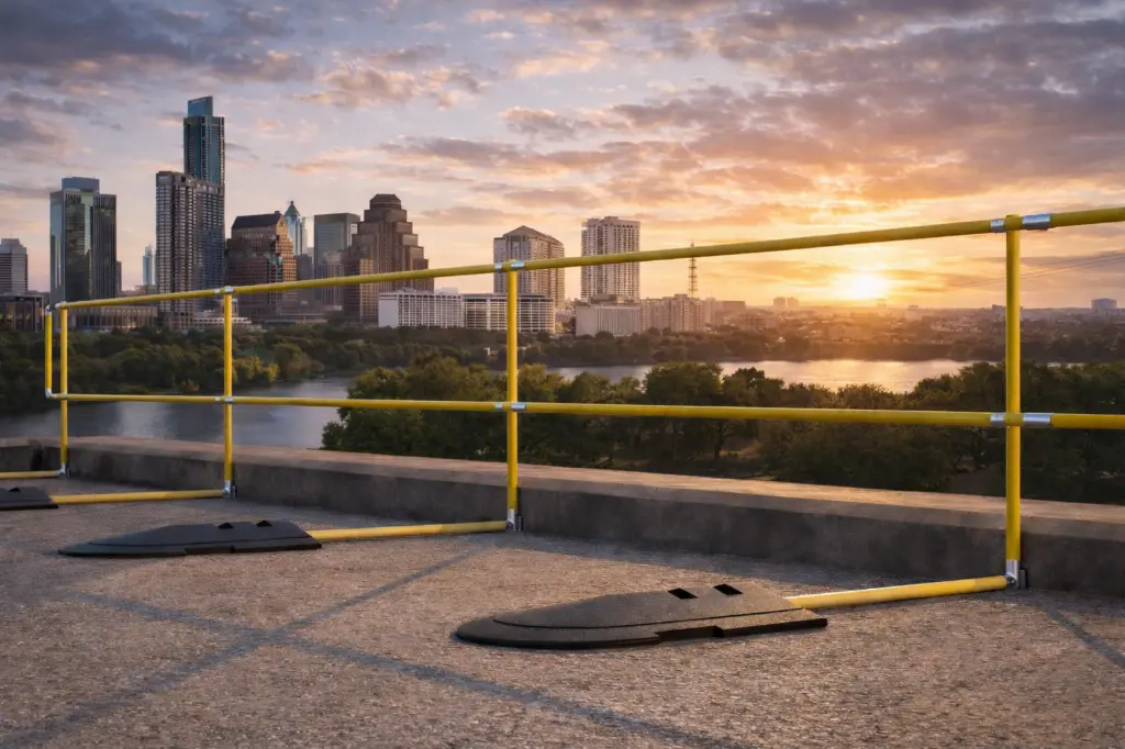 Roof Safety Rail System Works