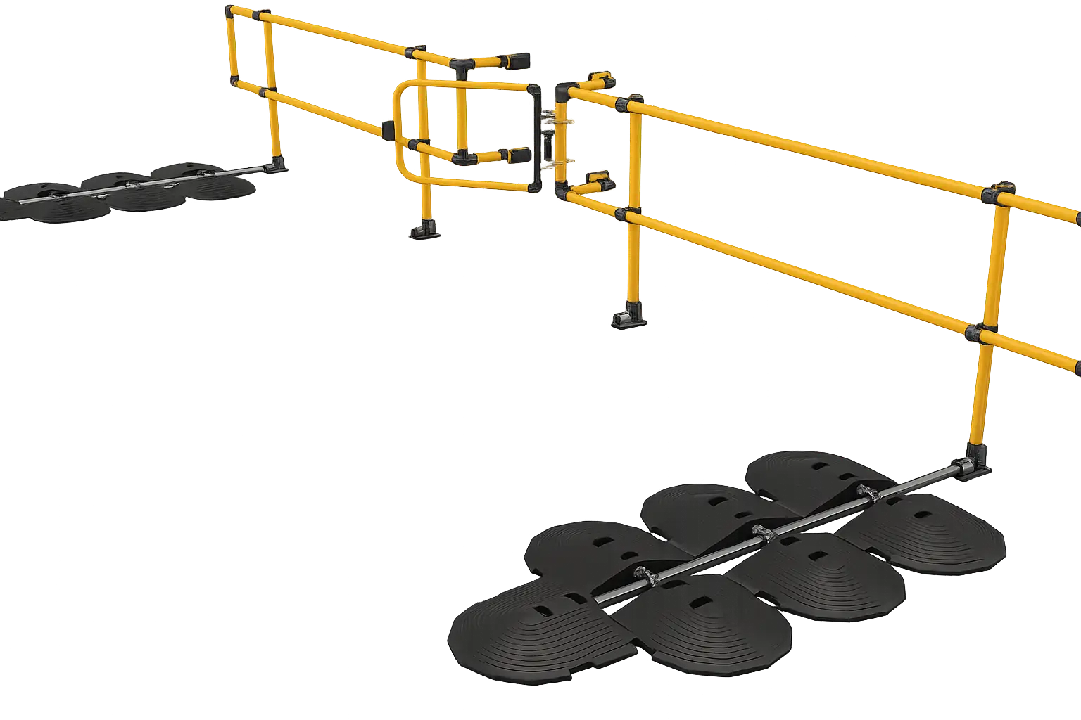 Roof Safety Rail System for Fall Protection in KSA