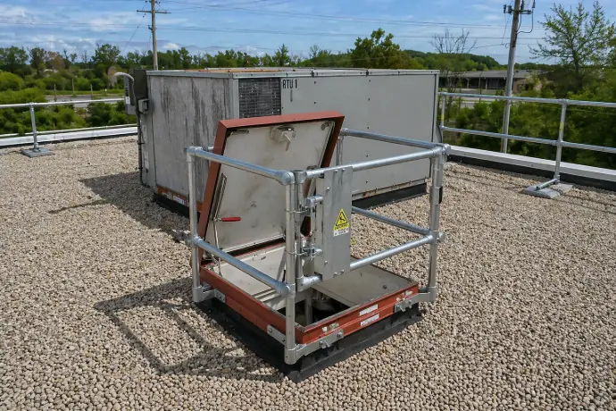 Trusted Roof Hatch Guardrail Safety Solutions in KSA