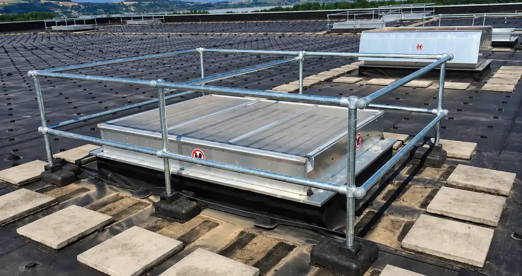 Skylight Guardrail System Works