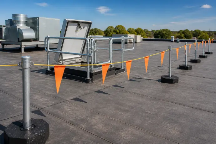 Secure Rooftop Work with Durable 