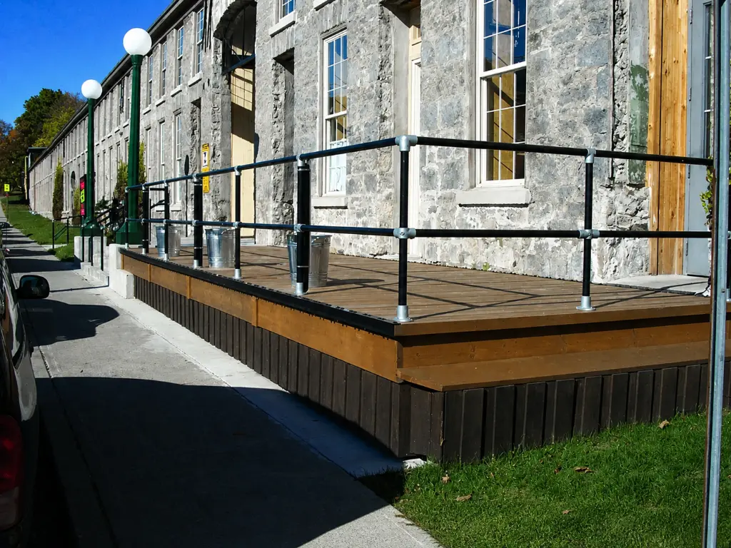 Durable Kee Clamp Galvanised Railing for Industrial Safety