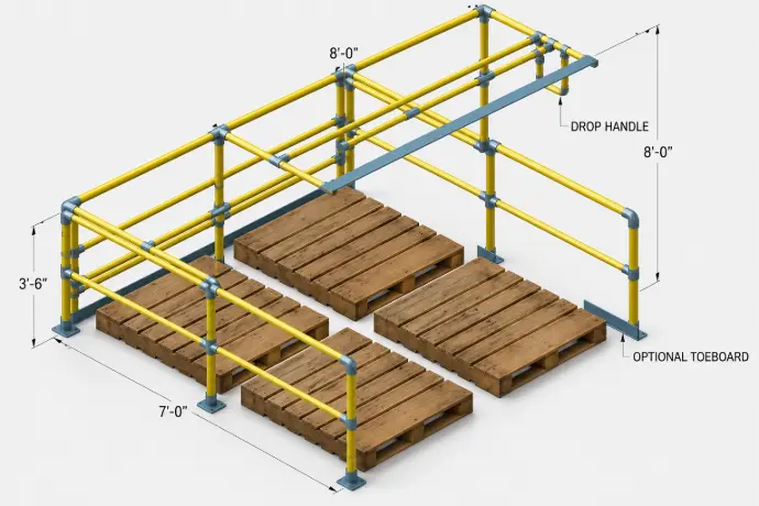 Pallets Safety Gate for Industrial Pallet