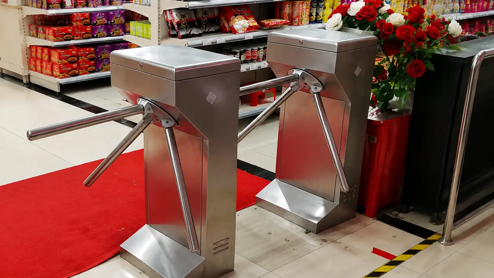 HTB100 Tripod Turnstile Operation in Saudi Arabia