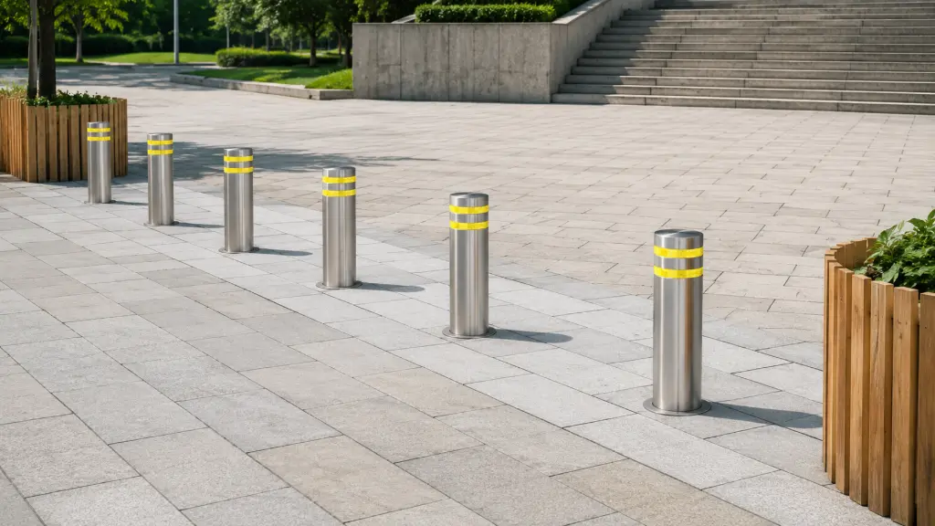 HB-600 Automatic Bollard Operation in Saudi Arabia