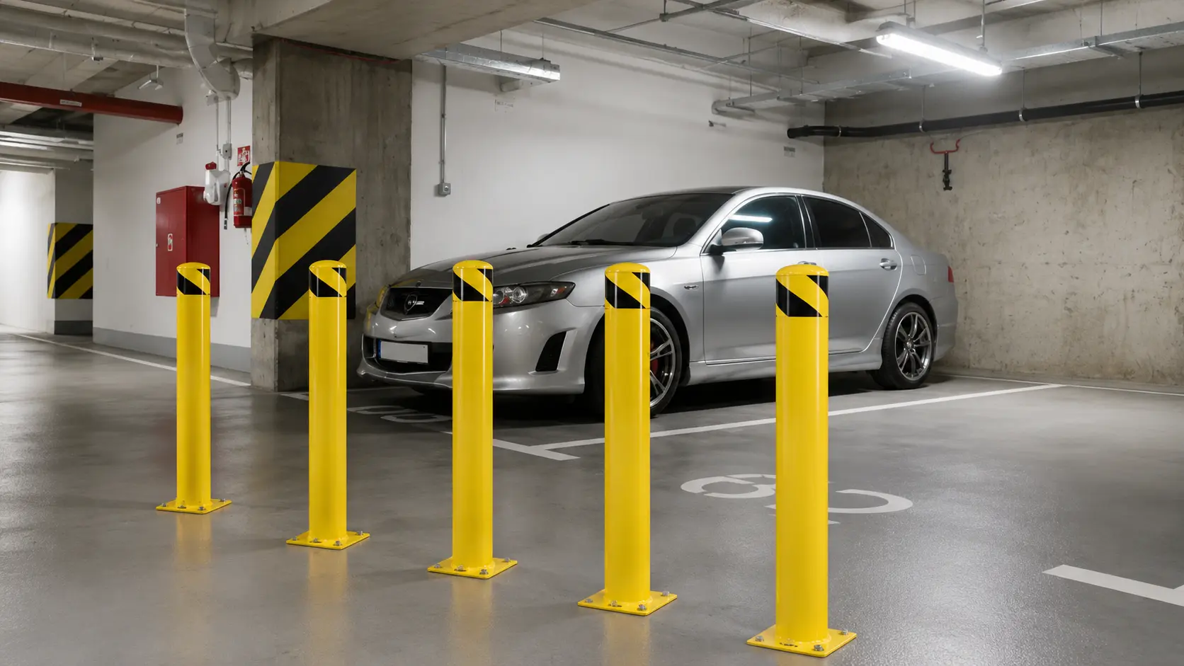 Fixed Bollards Work in Saudi Arabia