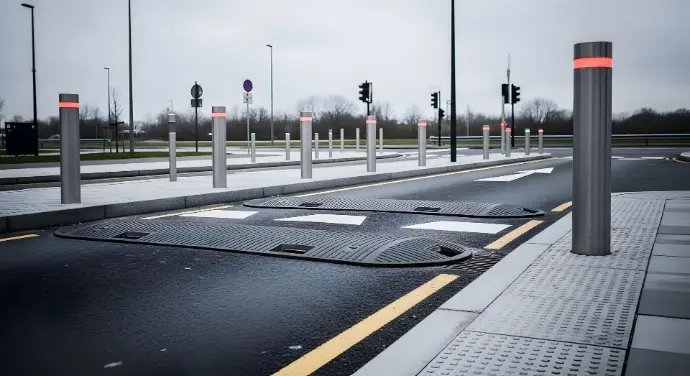 Safety and traffic bollards Roadside